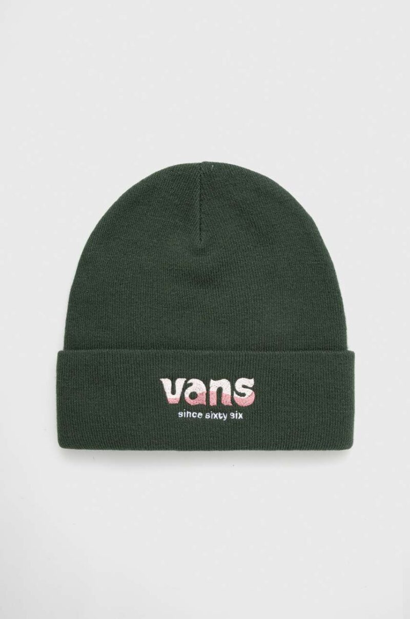 Vans caciula culoarea verde