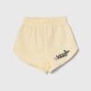 Vans pantaloni scurti copii FLUTTER FLY SHORT culoarea galben