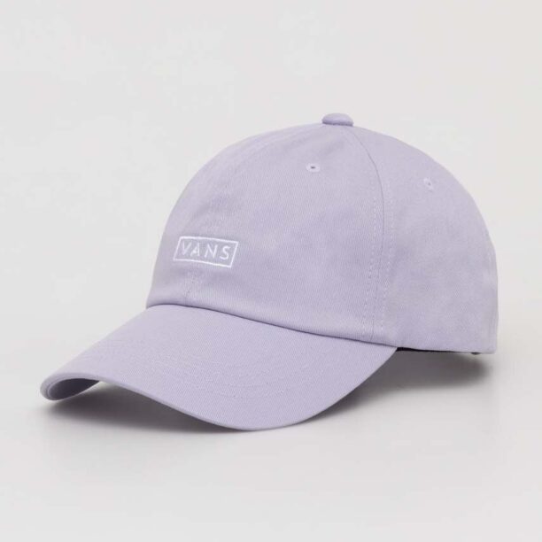 Vans șapcă de baseball din bumbac culoarea violet