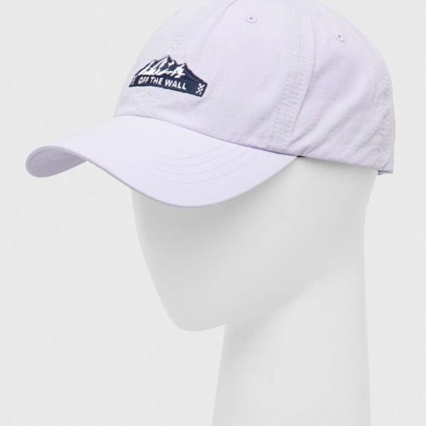 Vans șapcă de baseball din bumbac culoarea violet