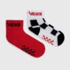 Vans sosete copii VN0A7PTC0PZ1 DROP V CLASSIC SOCK 2-pack culoarea rosu