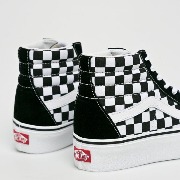 Vans teniși Sk8-Hi Platform 2 VN0A3TKNQXH1-BLAwhi preţ