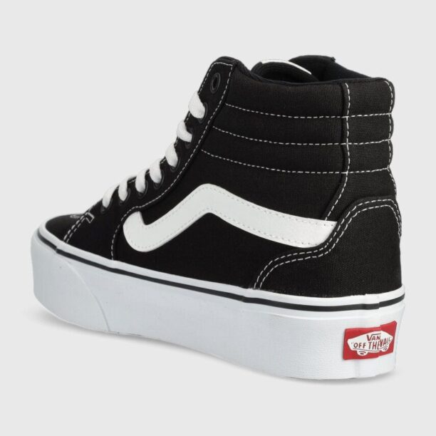 Vans teniși Wm Filmore Hi Platform culoarea negru VN0A5EM7187-black preţ