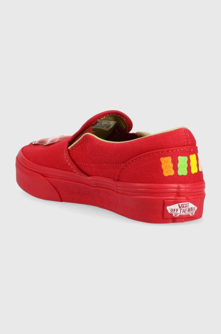 Vans tenisi copii Classic Slip-On HARIBO HARB GOLD culoarea rosu preţ