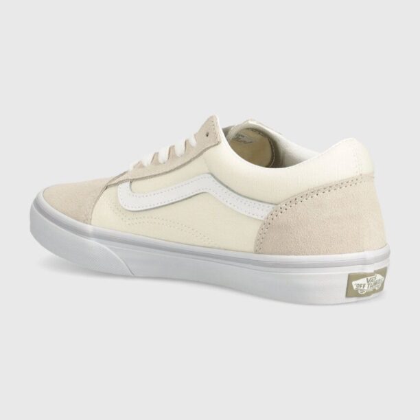 Vans tenisi copii JN Old Skool culoarea bej preţ