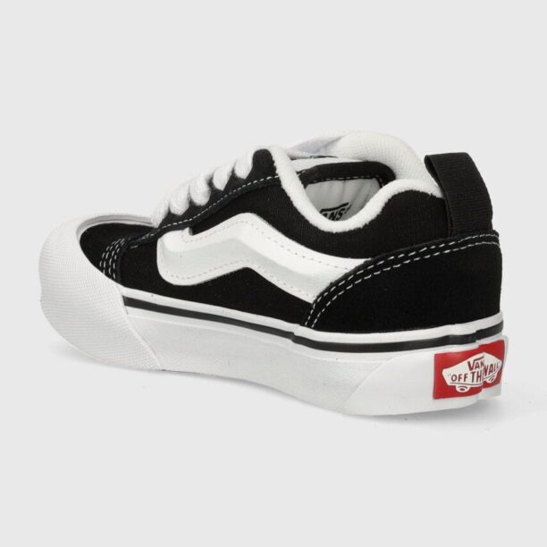 Vans tenisi copii Knu Skool culoarea negru preţ