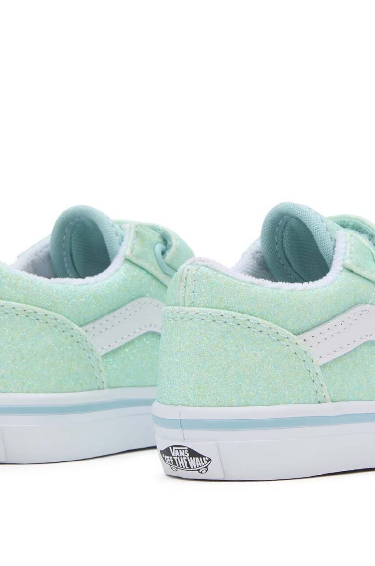 Vans tenisi copii Old Skool V culoarea verde preţ