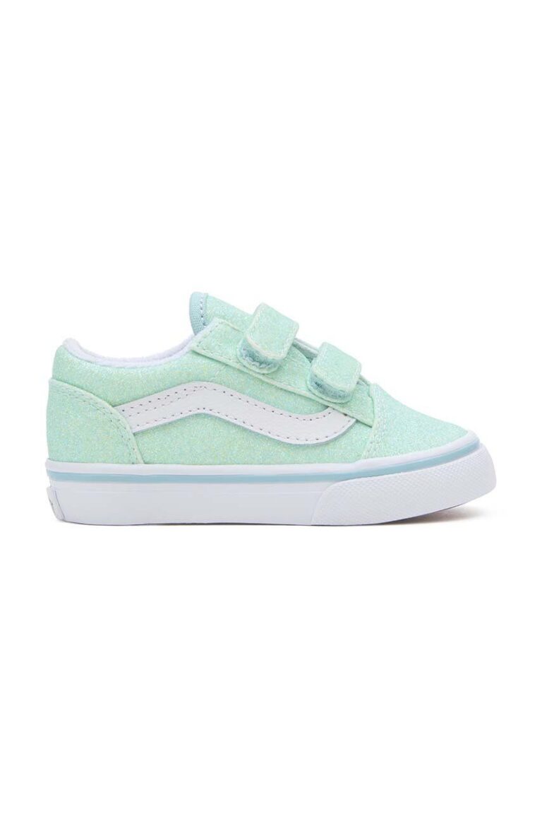 Vans tenisi copii Old Skool V culoarea verde