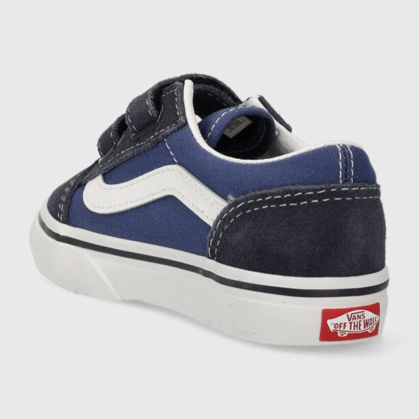 Vans tenisi copii TD Old Skool V culoarea albastru marin preţ