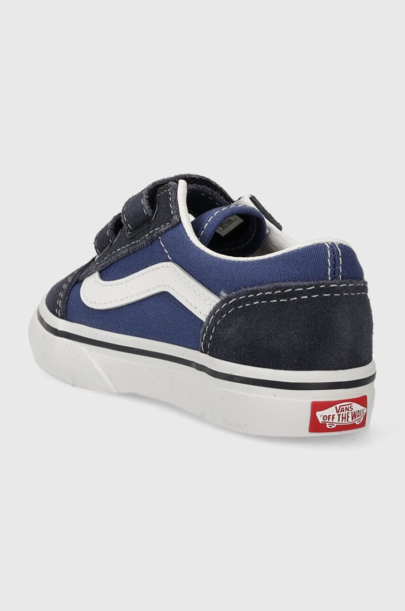 Vans tenisi copii TD Old Skool V culoarea albastru marin preţ