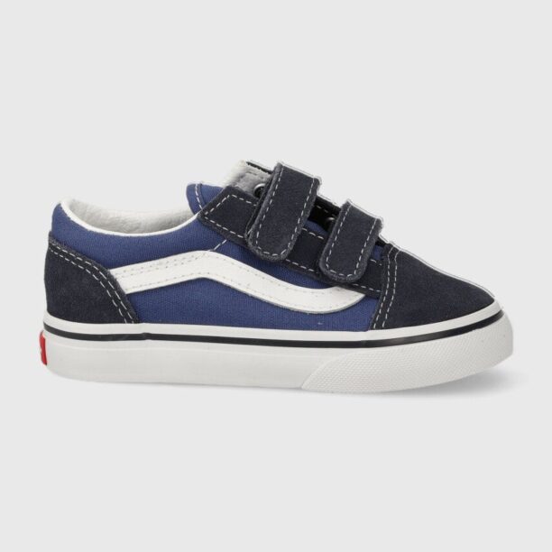 Vans tenisi copii TD Old Skool V culoarea albastru marin