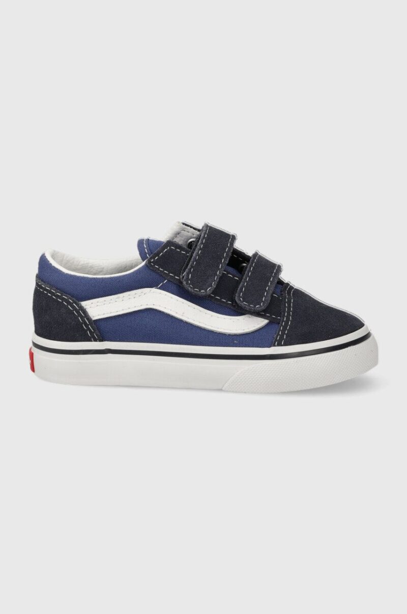 Vans tenisi copii TD Old Skool V culoarea albastru marin