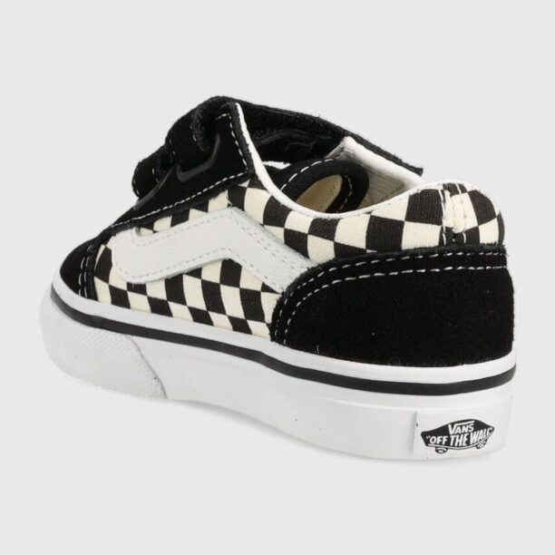 Vans tenisi copii TD Old Skool V culoarea negru preţ