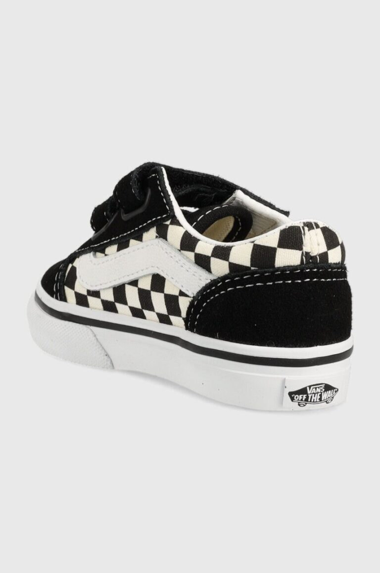 Vans tenisi copii TD Old Skool V culoarea negru preţ