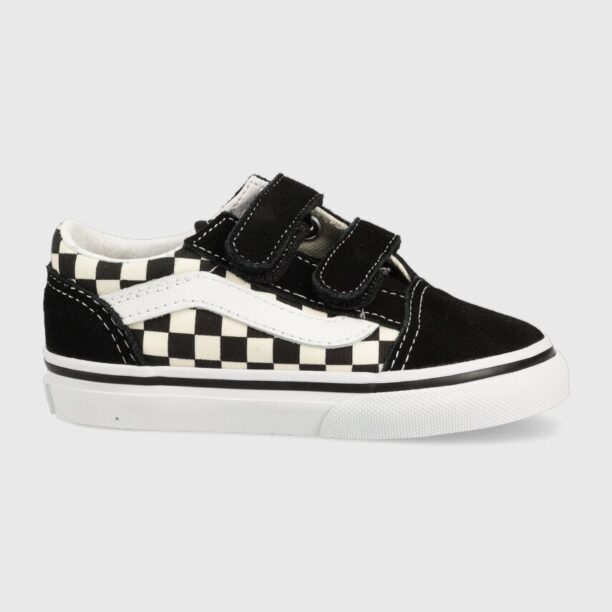 Vans tenisi copii TD Old Skool V culoarea negru