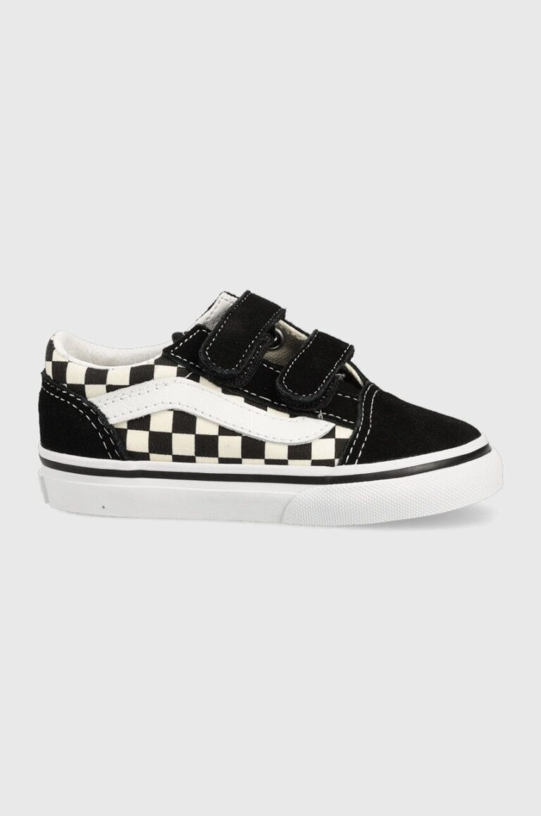 Vans tenisi copii TD Old Skool V culoarea negru