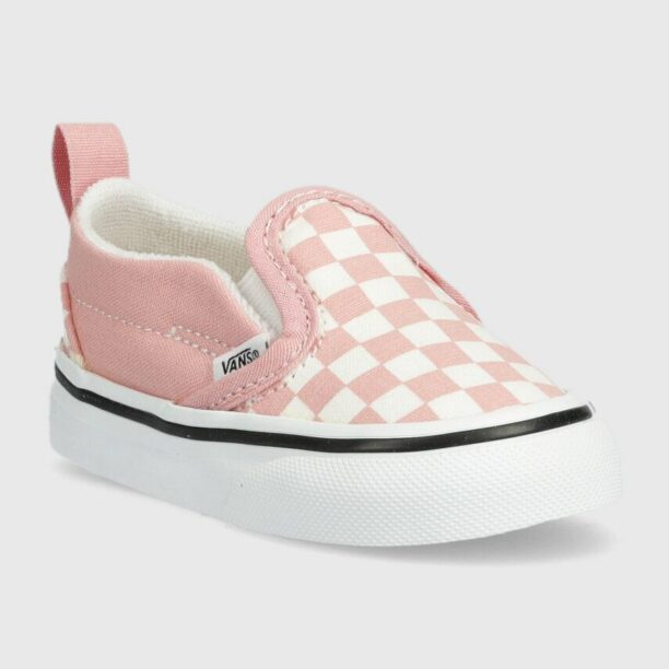 Vans tenisi copii TD Slip On V MDPIN culoarea roz preţ