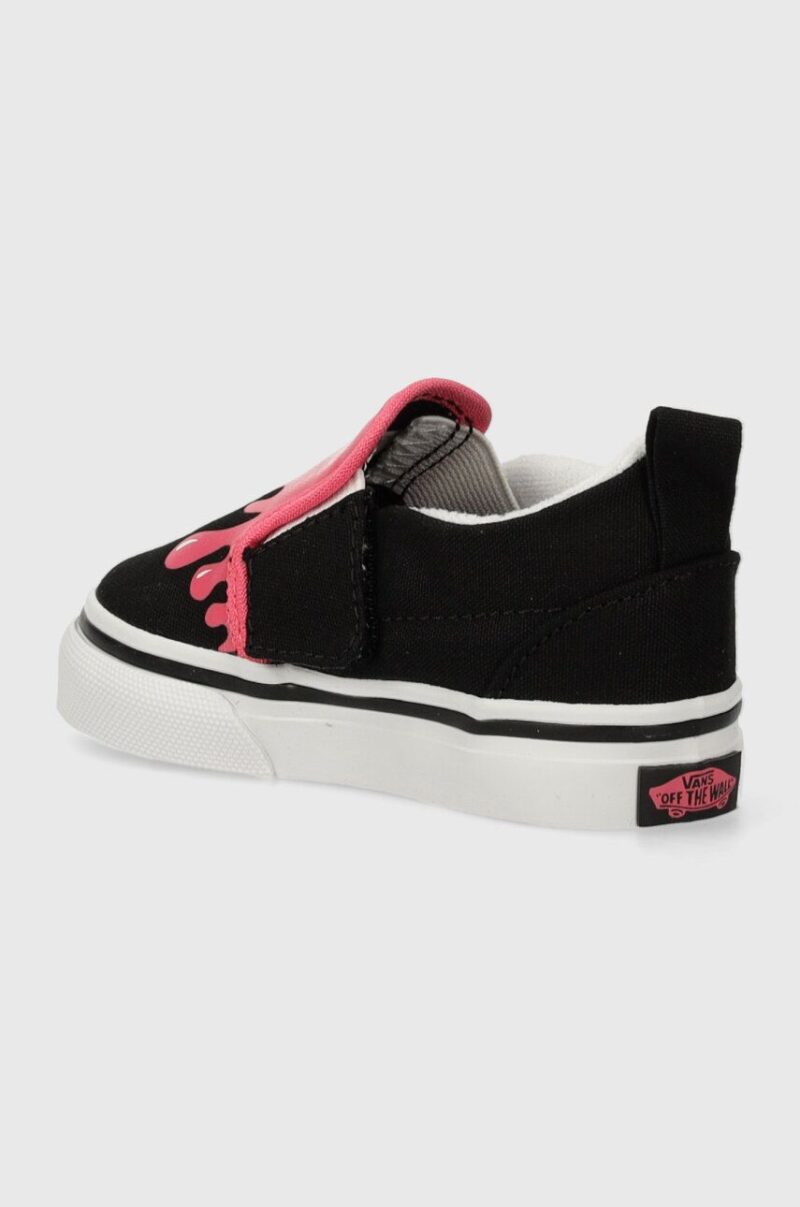 Vans tenisi copii TD Slip-On V culoarea negru preţ