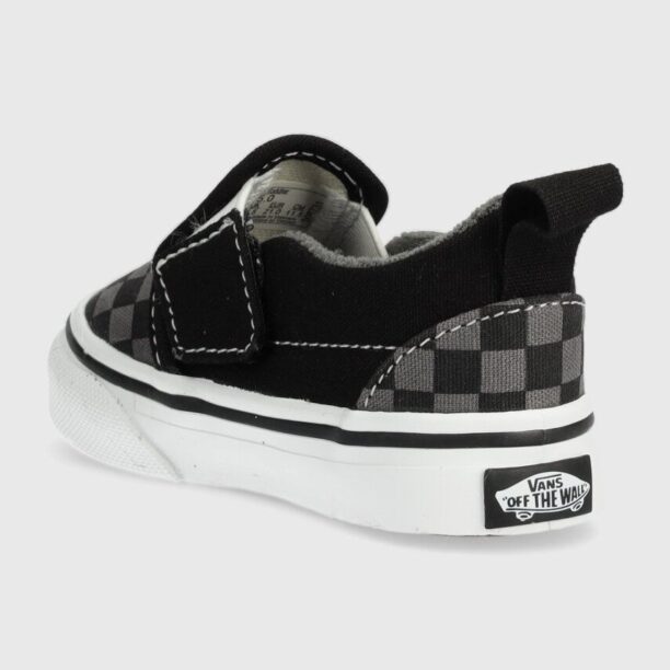 Vans tenisi copii TD Slip-On V culoarea negru preţ