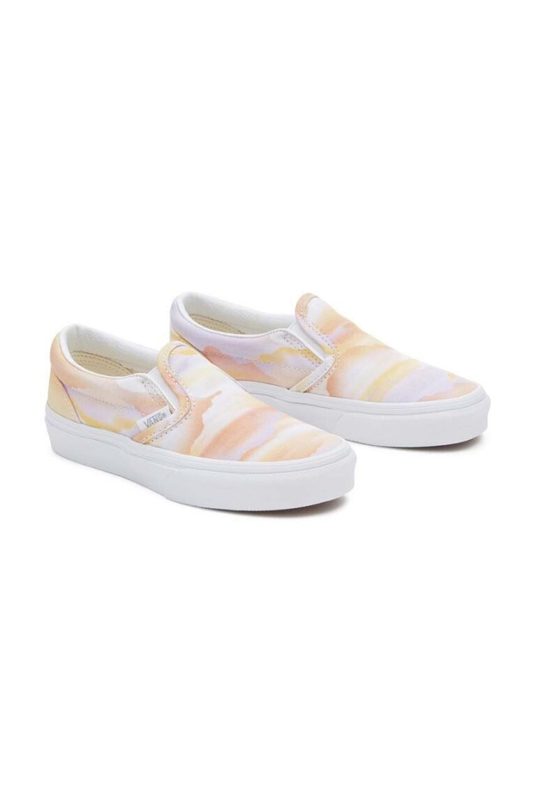 Vans tenisi copii UY Classic Slip-On culoarea portocaliu