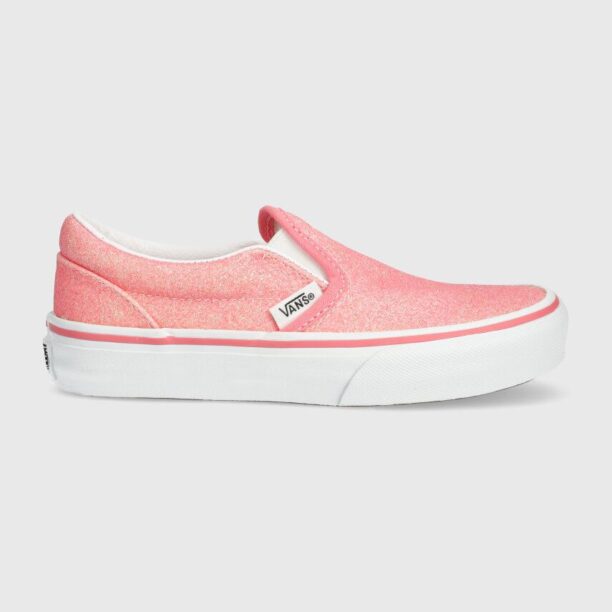 Vans tenisi copii UY Classic Slip-On culoarea roz