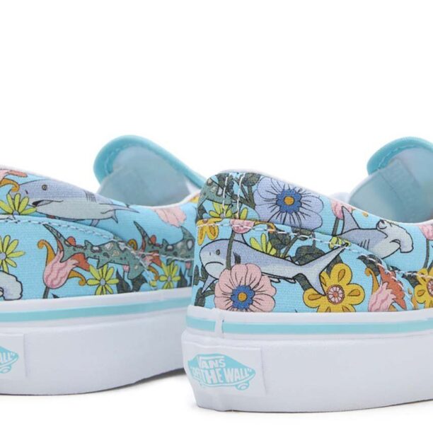 Vans tenisi copii UY Classic Slip-On culoarea turcoaz preţ