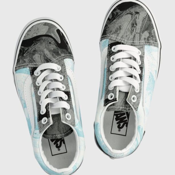 Vans tenisi copii UY Old Skool MRBL BLKGY