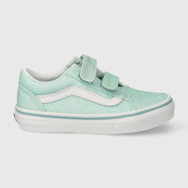 Vans tenisi copii UY Old Skool V culoarea turcoaz