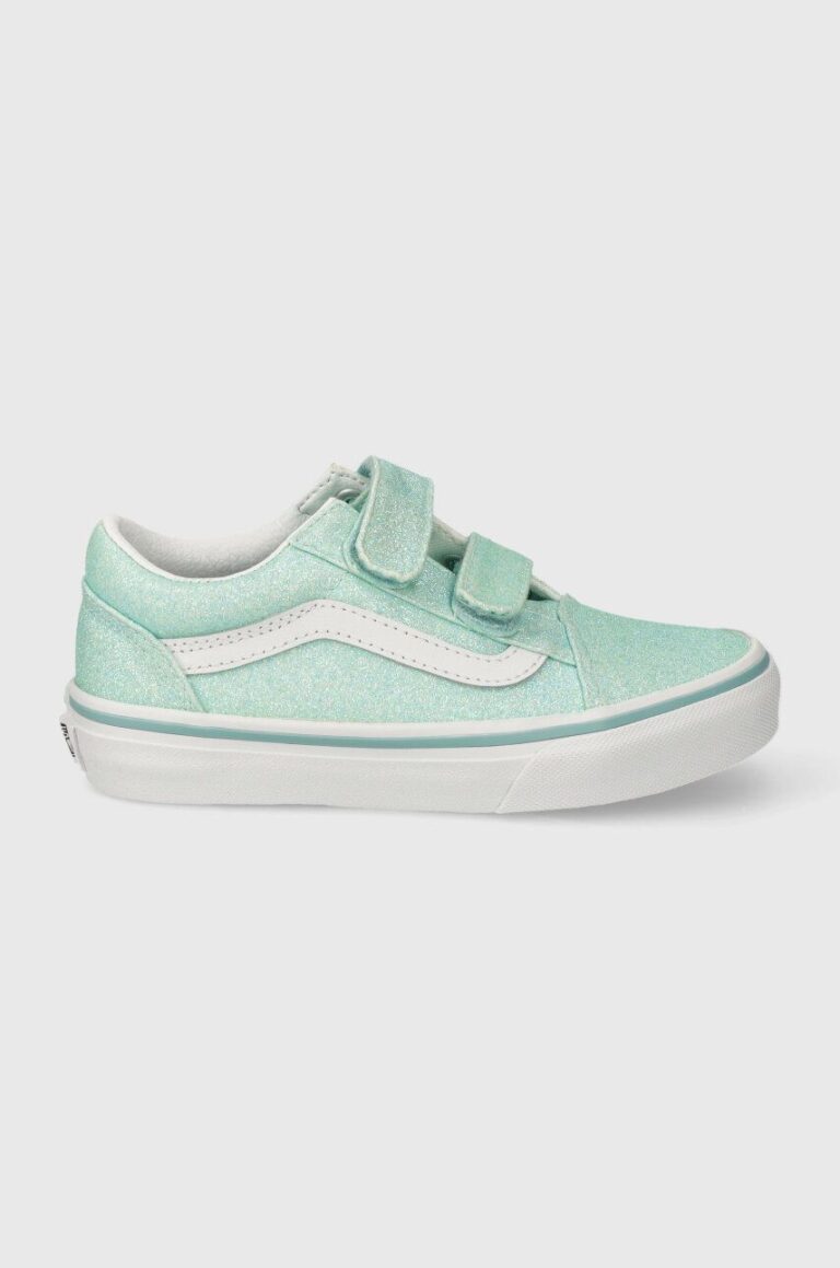 Vans tenisi copii UY Old Skool V culoarea turcoaz