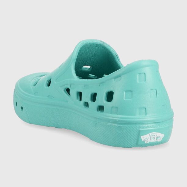 Vans tenisi copii UY Slip On TRK ALSN PSHFR culoarea turcoaz preţ