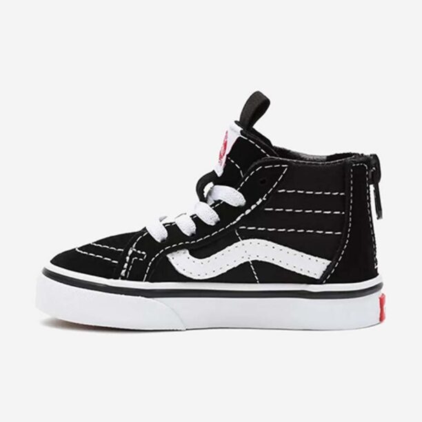 Vans tenisi copii VN000XG5 TD SK8-Hi Zip culoarea negru preţ