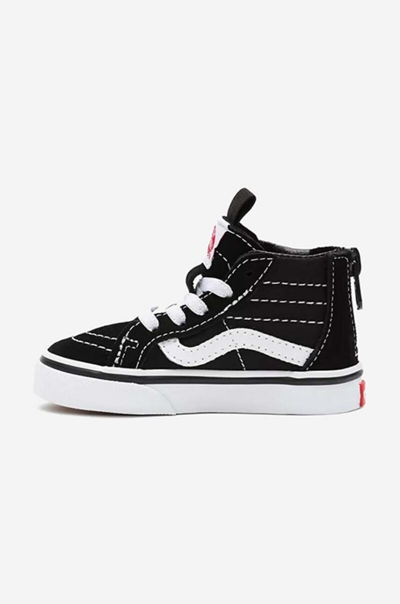 Vans tenisi copii VN000XG5 TD SK8-Hi Zip culoarea negru preţ