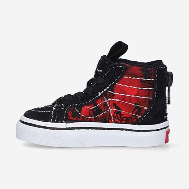 Vans tenisi copii X Stranger Things SK8-H culoarea negru preţ