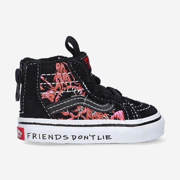 Vans tenisi copii X Stranger Things SK8-H culoarea negru