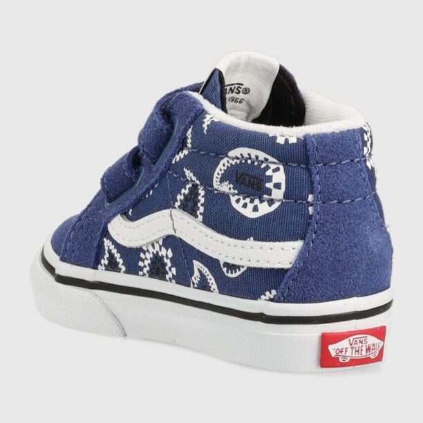 Vans tenisi copii culoarea albastru marin preţ