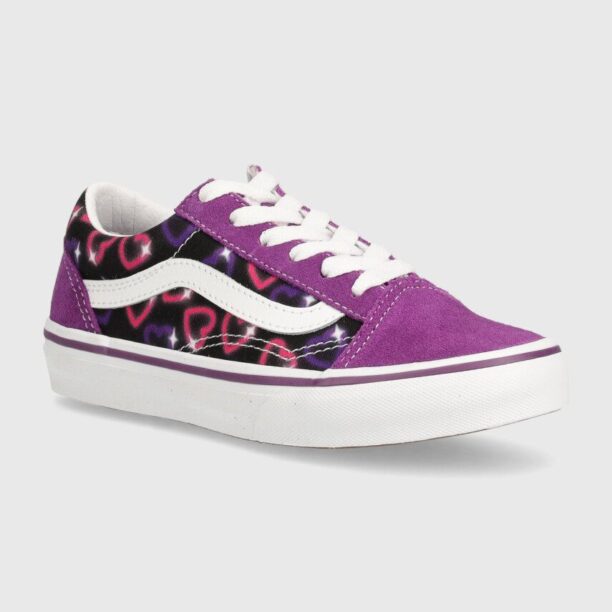 Vans tenisi copii culoarea violet