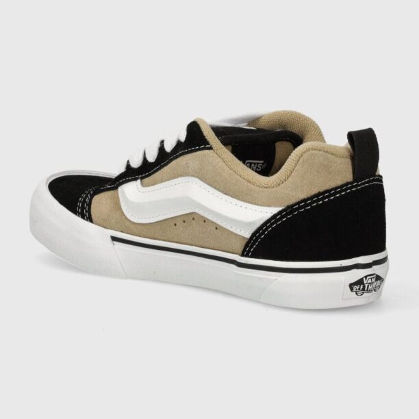 Vans tenisi din piele intoarsa Knu Skool culoarea verde preţ