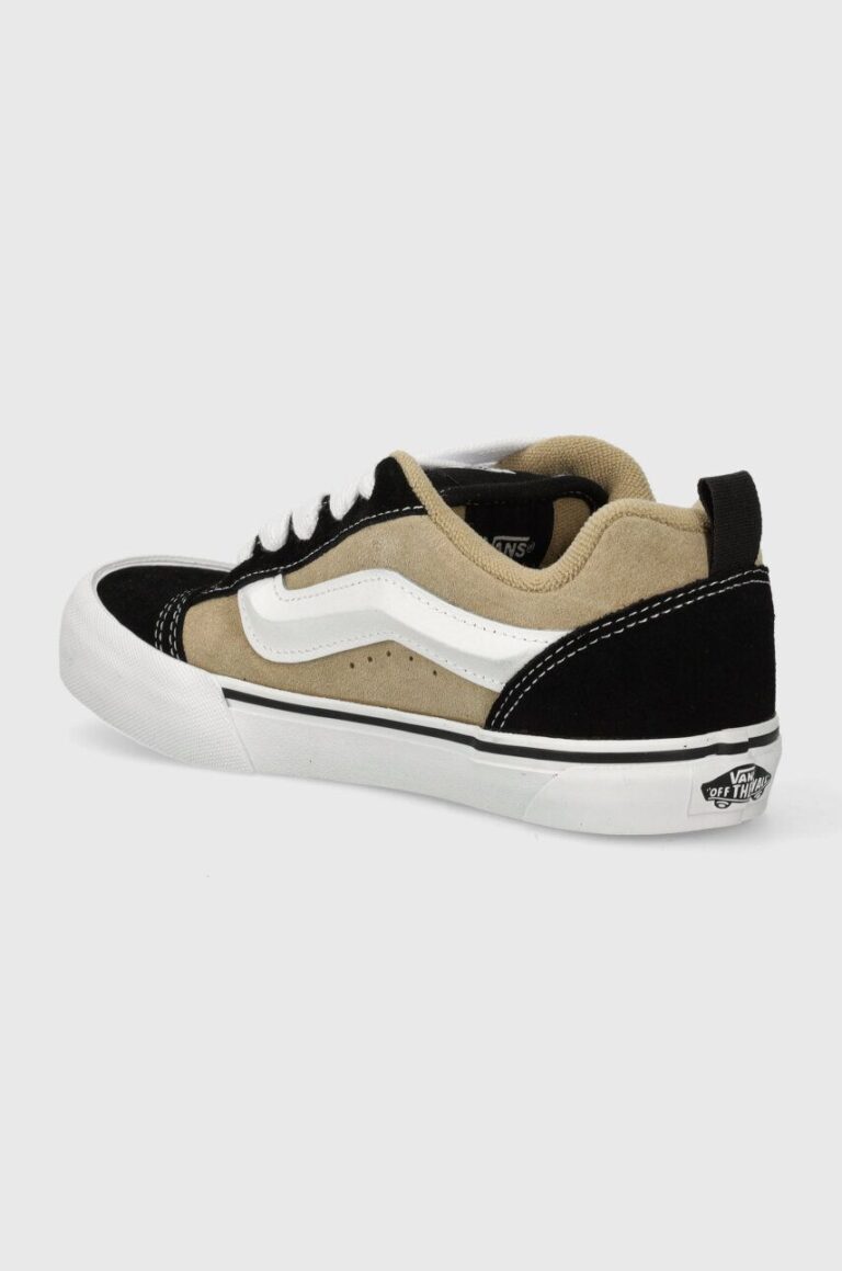 Vans tenisi din piele intoarsa Knu Skool culoarea verde preţ