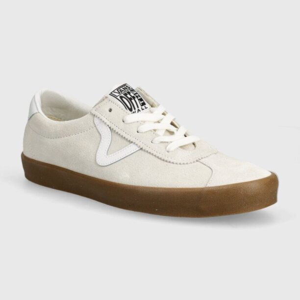 Vans tenisi din piele intoarsa Sport Low culoarea bej