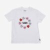 Vans tricou de bumbac pentru copii Candy Hearts culoarea alb