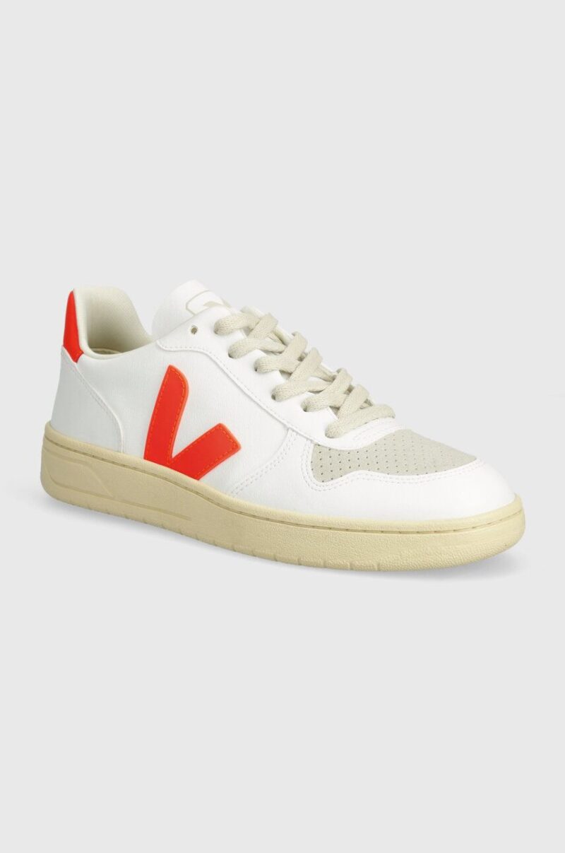 Veja sneakers V-10 culoarea alb