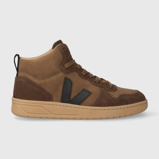 Veja sneakers V-15 Suede culoarea maro