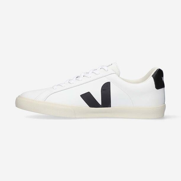 Veja sneakers din piele Esplar Logo culoarea alb preţ