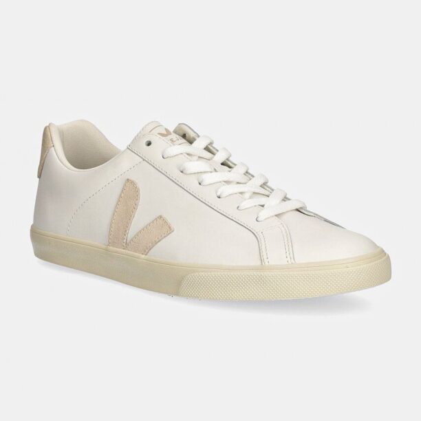 Veja sneakers din piele Esplar Logo culoarea alb