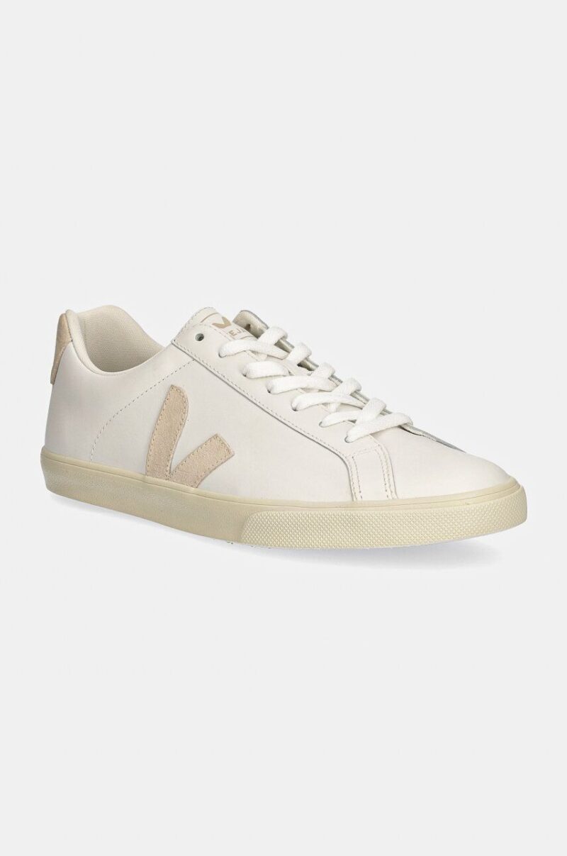 Veja sneakers din piele Esplar Logo culoarea alb