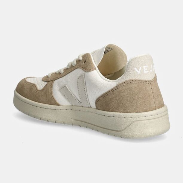 Veja sneakers din piele V-10 culoarea: bej VX0503298 preţ