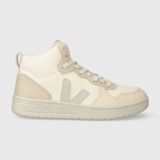 Veja sneakers din piele V-15 culoarea: bej VQ0503451