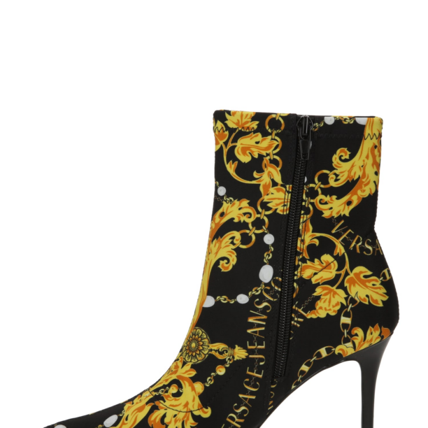 Versace Jeans Couture Botine 'FONDO SCARLETT'  galben / portocaliu / negru / alb