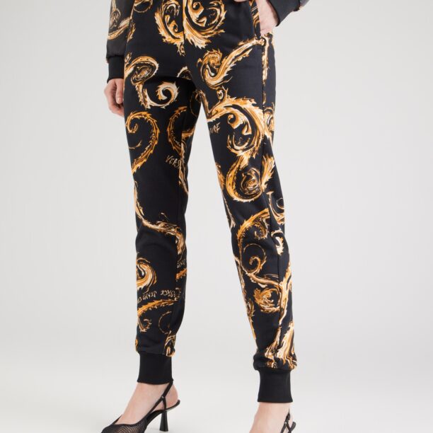 Versace Jeans Couture Pantaloni  maro caramel / negru / alb