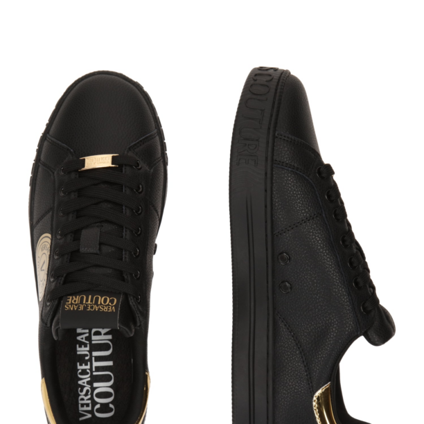 Versace Jeans Couture Sneaker low 'FONDO COURT 88 DIS. SK1'  auriu / negru